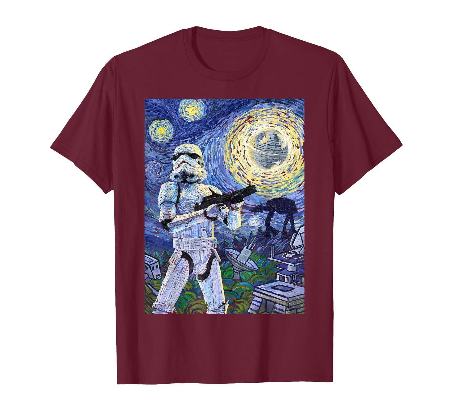 Star Wars Stormtrooper Starry Night Graphic T-Shirt C1 T-Shirt