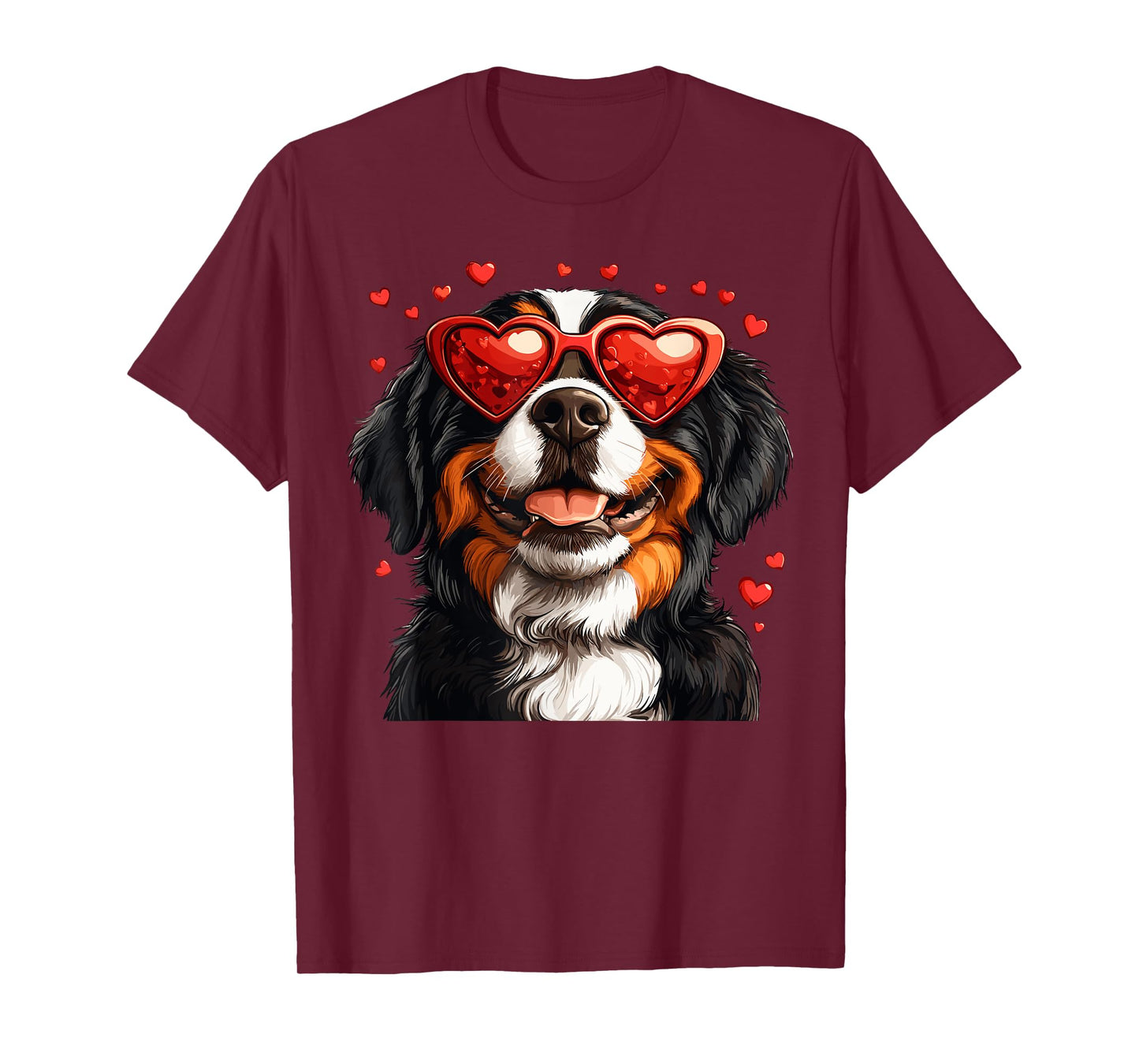 Bernese Mountain Cute Berner Dog Lover Valentines Day T-Shirt