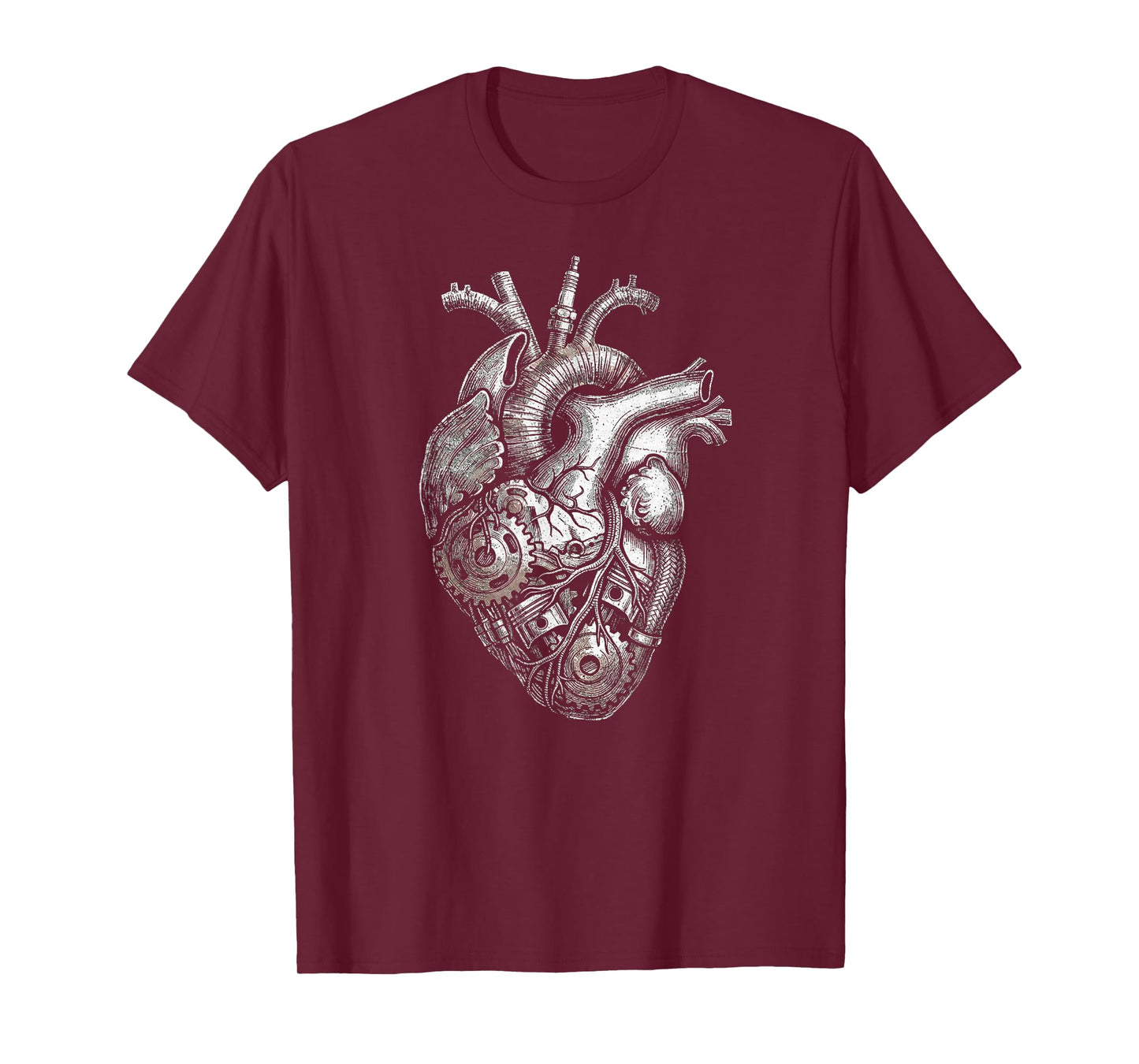 Auto Mechanic Heart Engine Anatomy Car Enthusiast T-Shirt