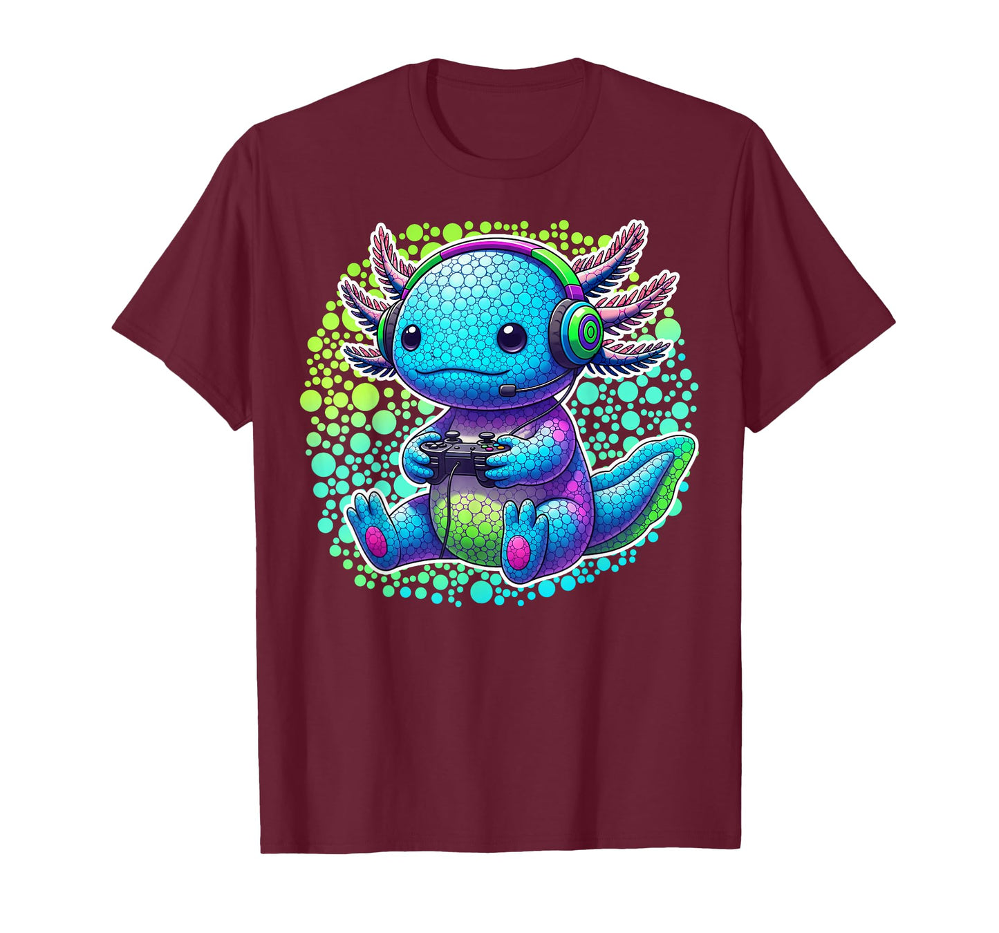 Happy Dot Day Axolotl Gamer Gamesolotl Kids Boys Girls Youth T-Shirt