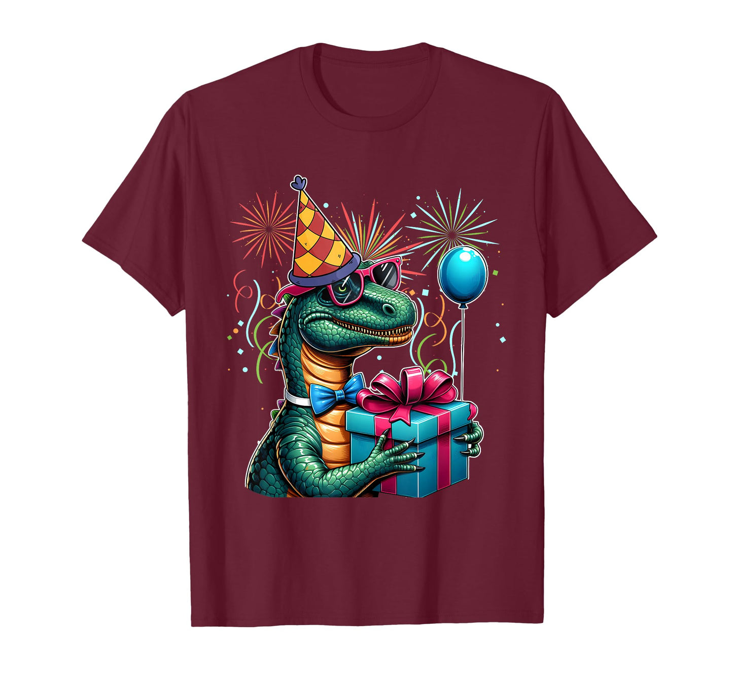Adult Dinosaur Birthday T Rex Party For Kids Adult Birthday T-Shirt