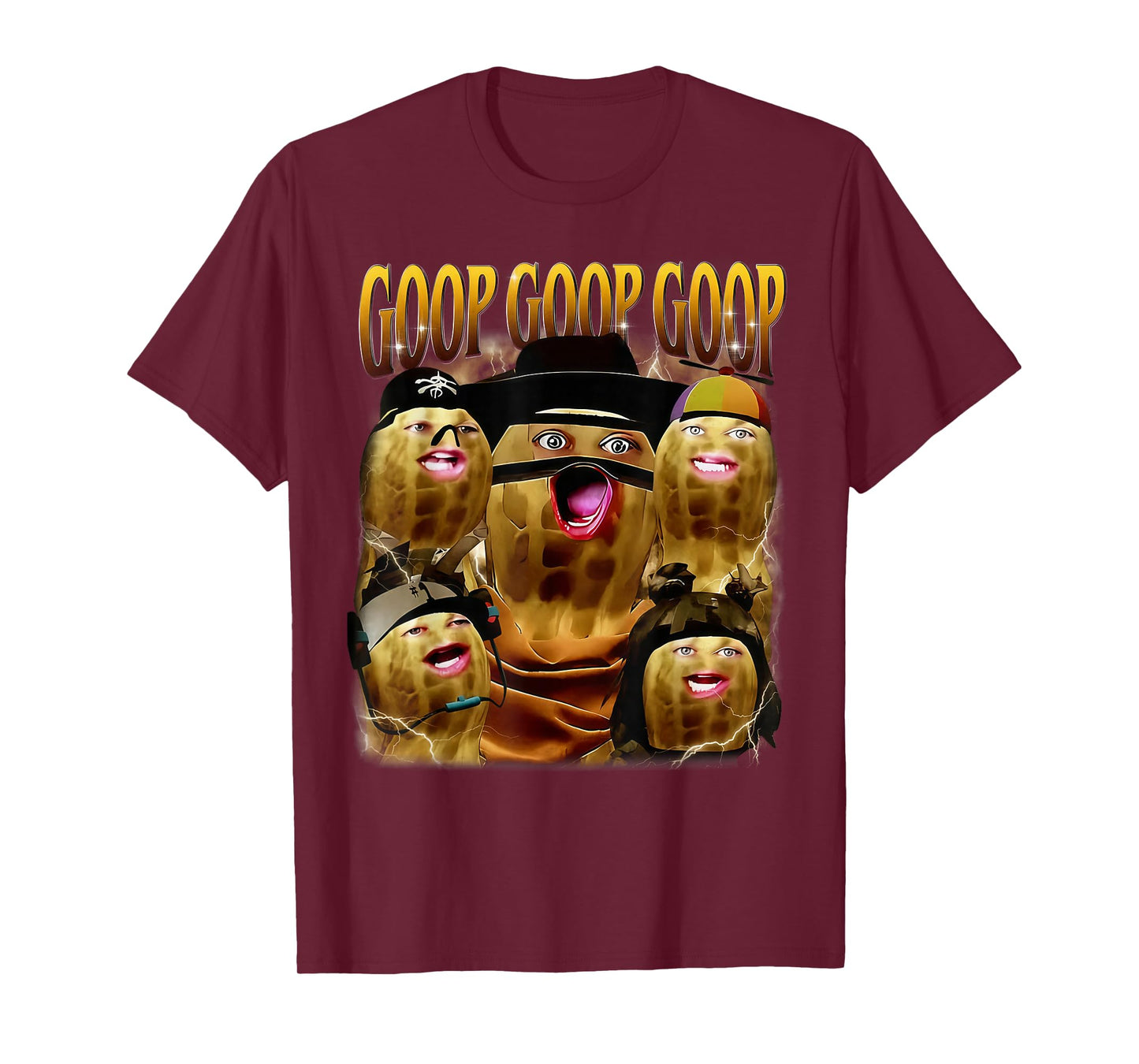 Funny Goop Goop Goop Cute Peanut Boys Girls T-Shirt