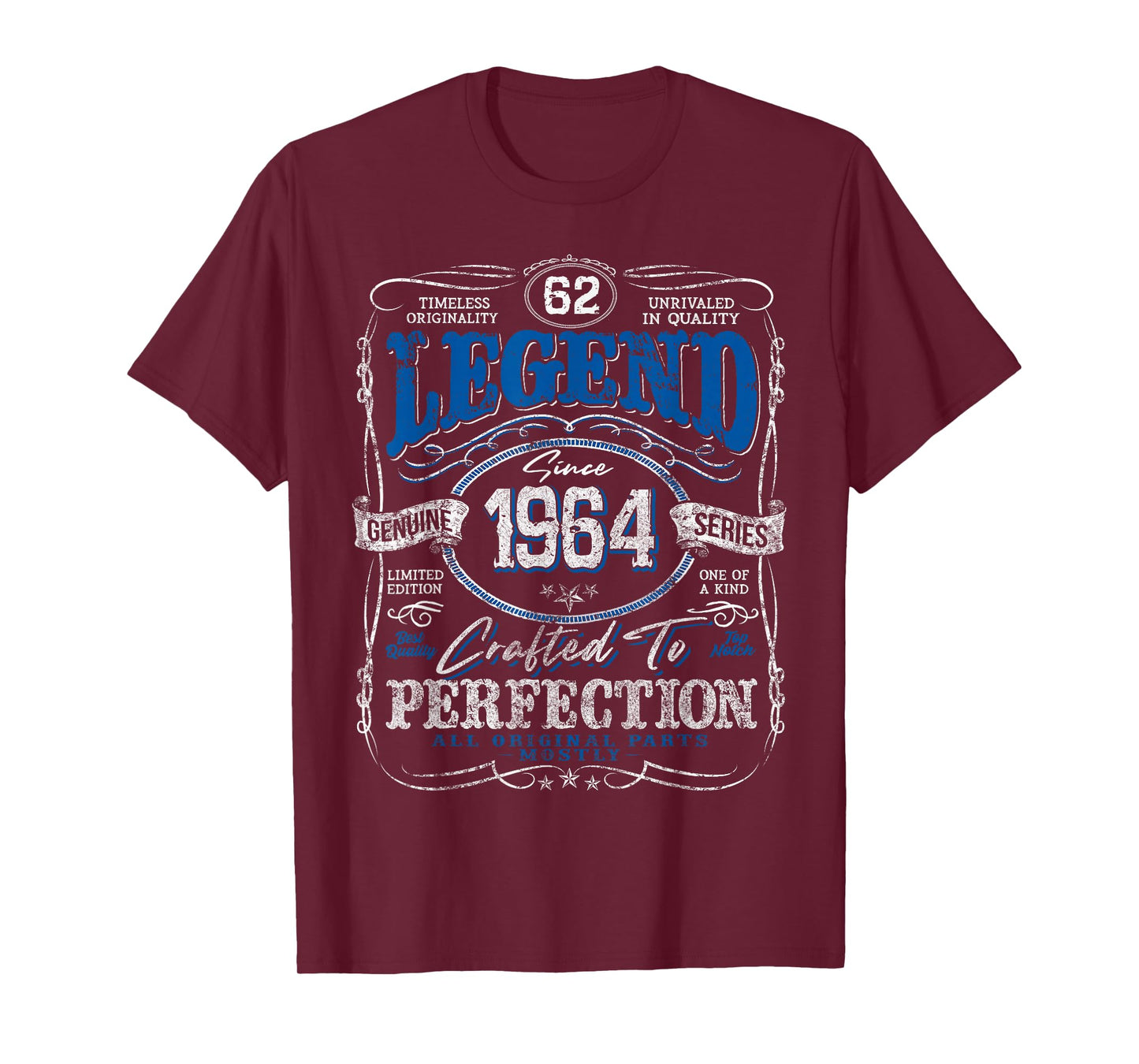 Vintage 1964 Limited Edition Shirt 62 Year Old 62nd Birthday T-Shirt