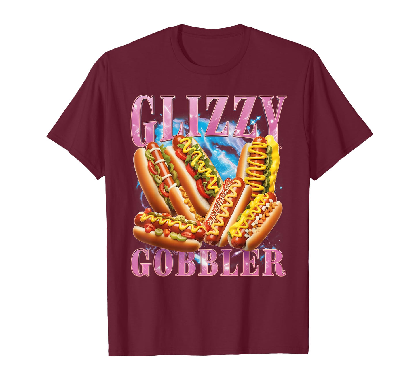 Funny Glizzy Gobbler Meme Hilarious Hot Dog Glizzy Lovers Men Women T-Shirt