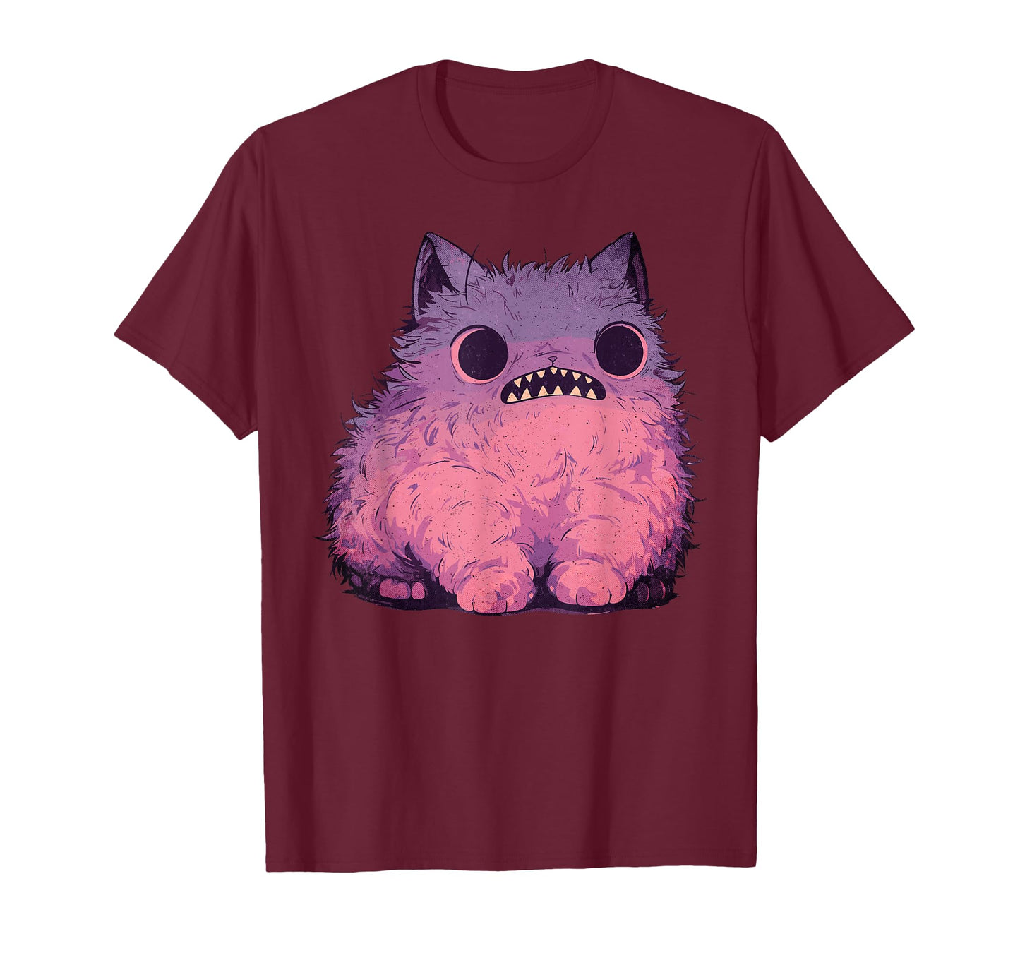 Cat Monster Graphic Kawaii Pastel Goth Anime Aesthetic Goth Men Women Kids T-Shirt