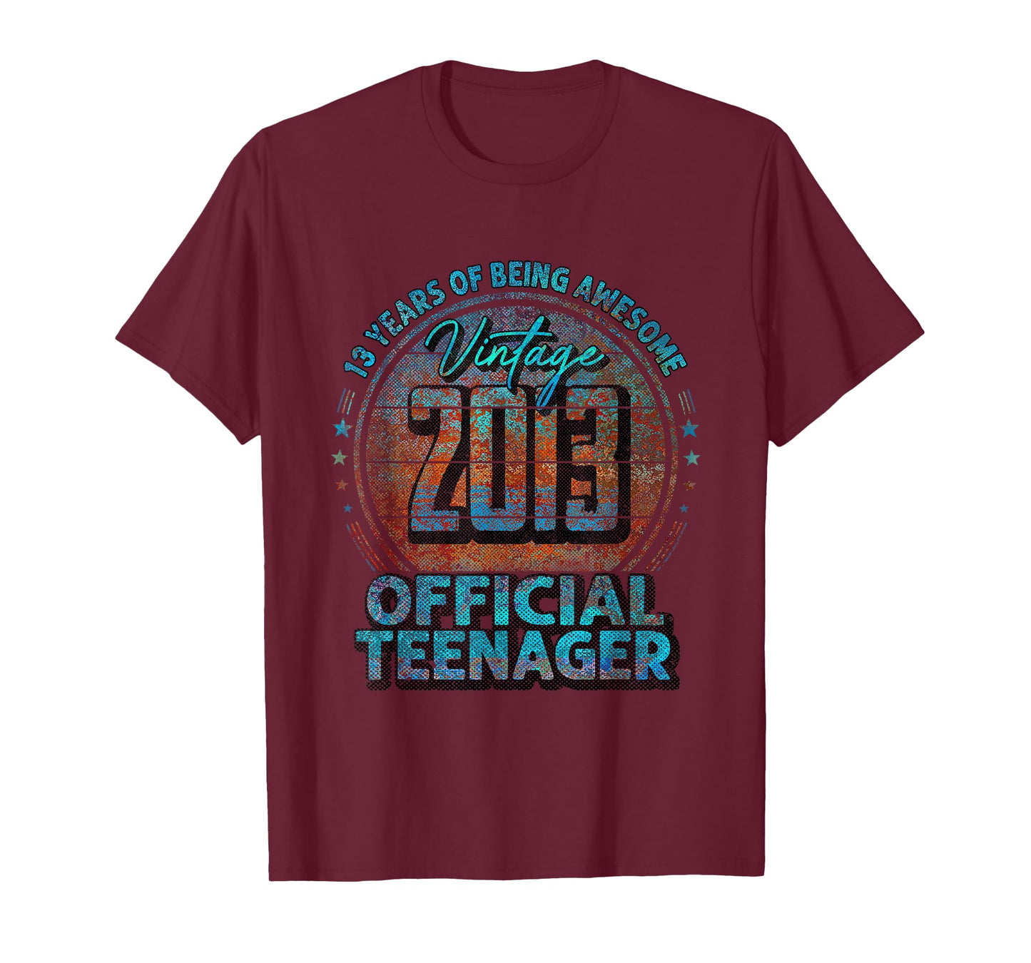 Vintage 2013 Limited Edition Shirt 13 Year Old 13th Birthday T-Shirt