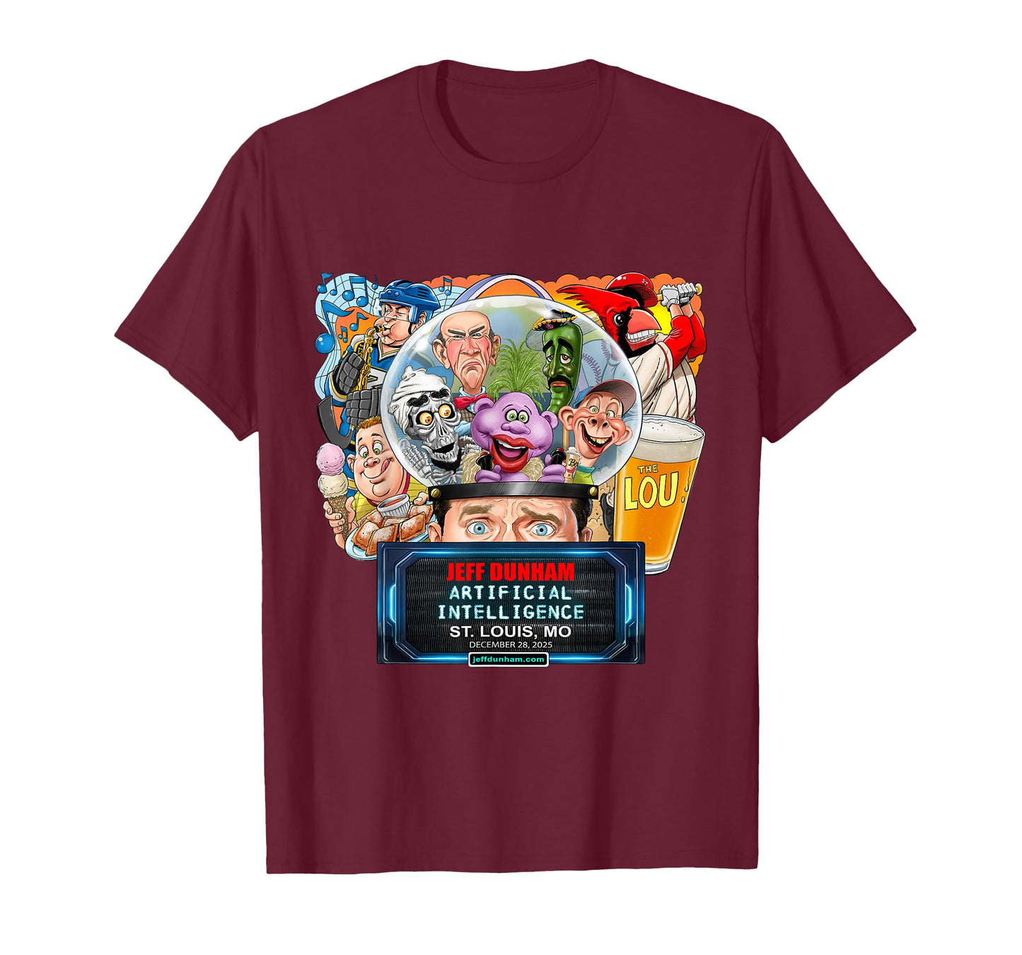 Jeff Dunham St. Louis, Mo (2025) T-Shirt