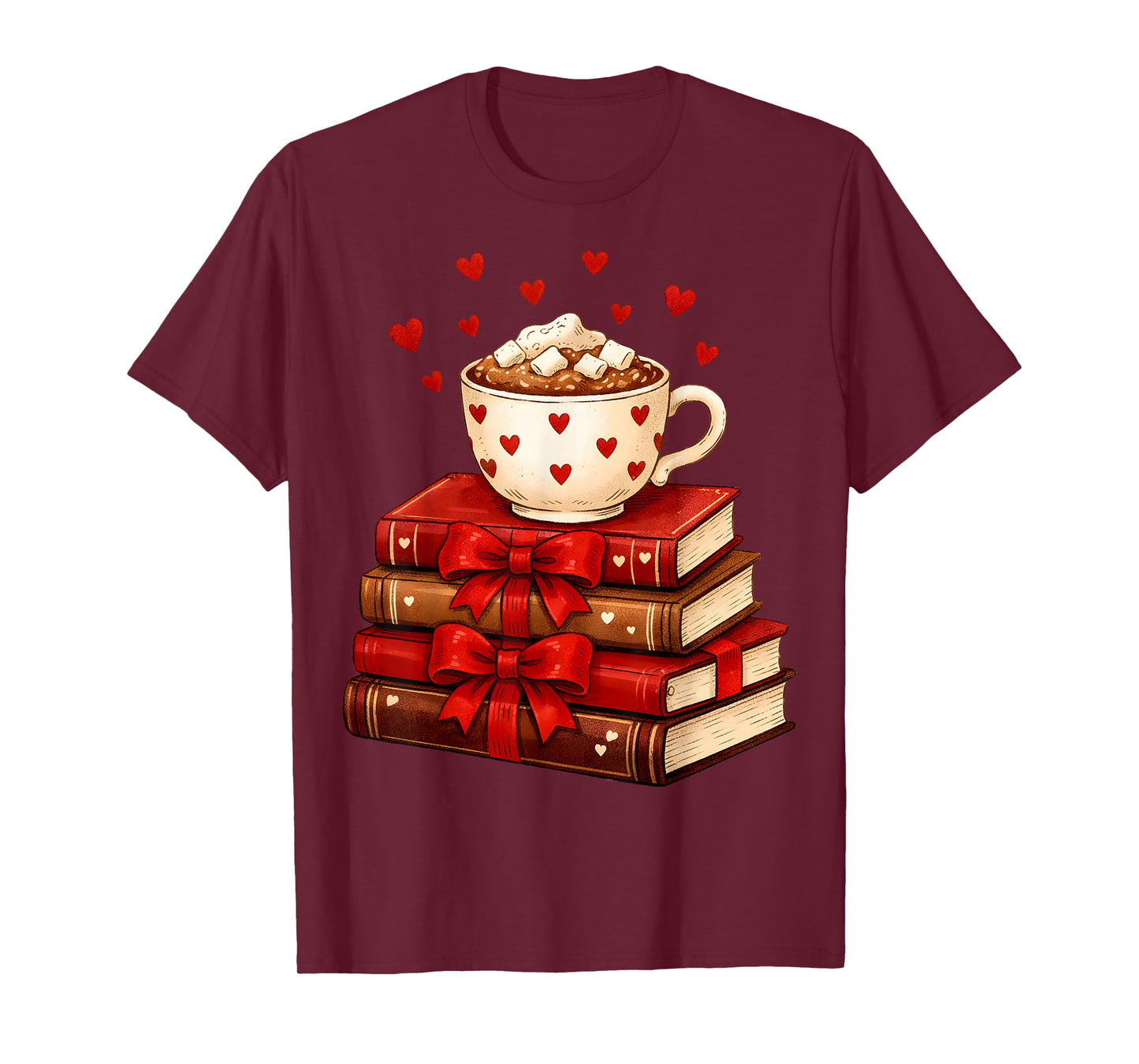 All Booked for Valentine’s Day Reading Teacher T-Shirt