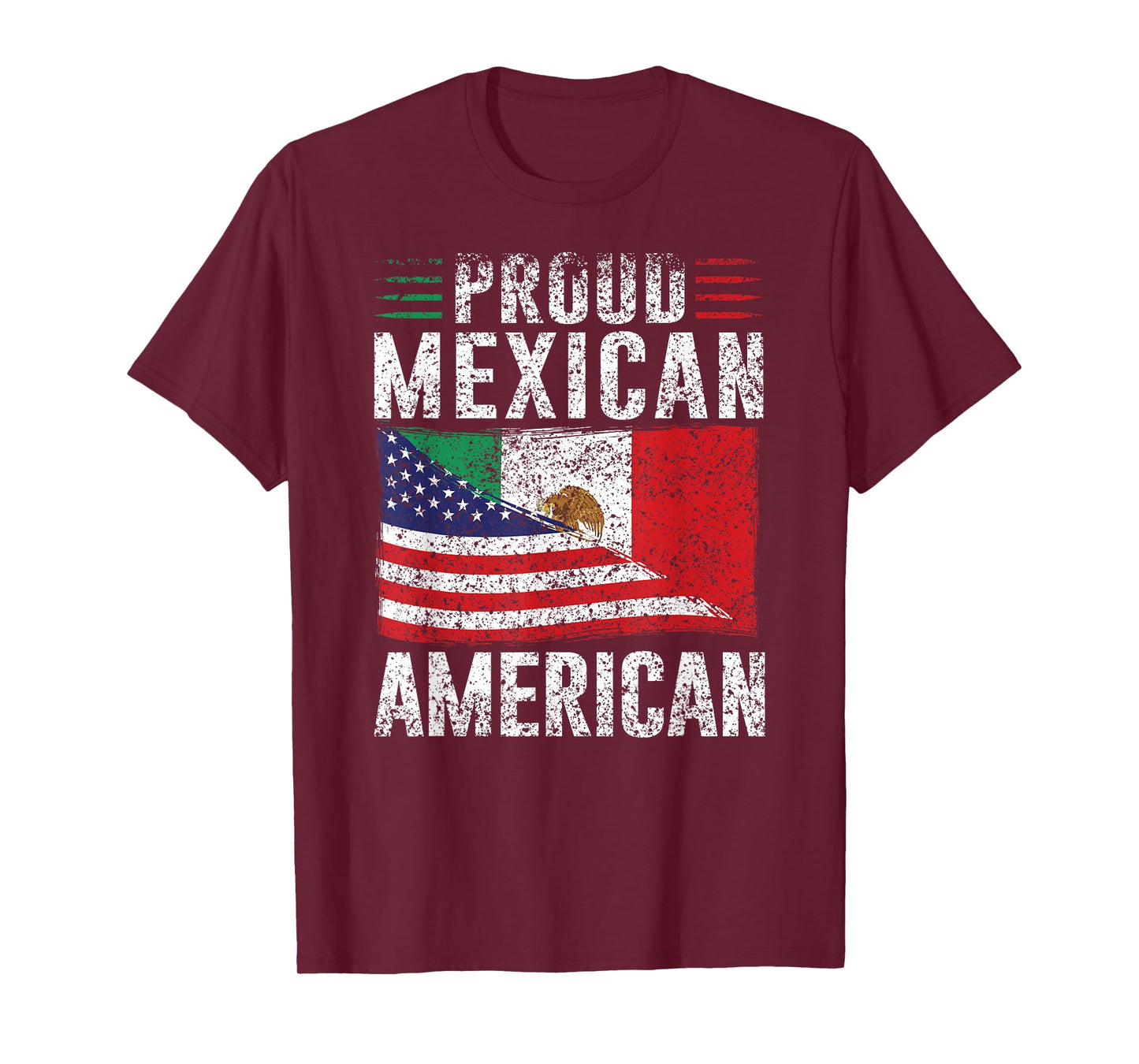 Proud Mexican American Usa Mexico America Mexican American T-Shirt