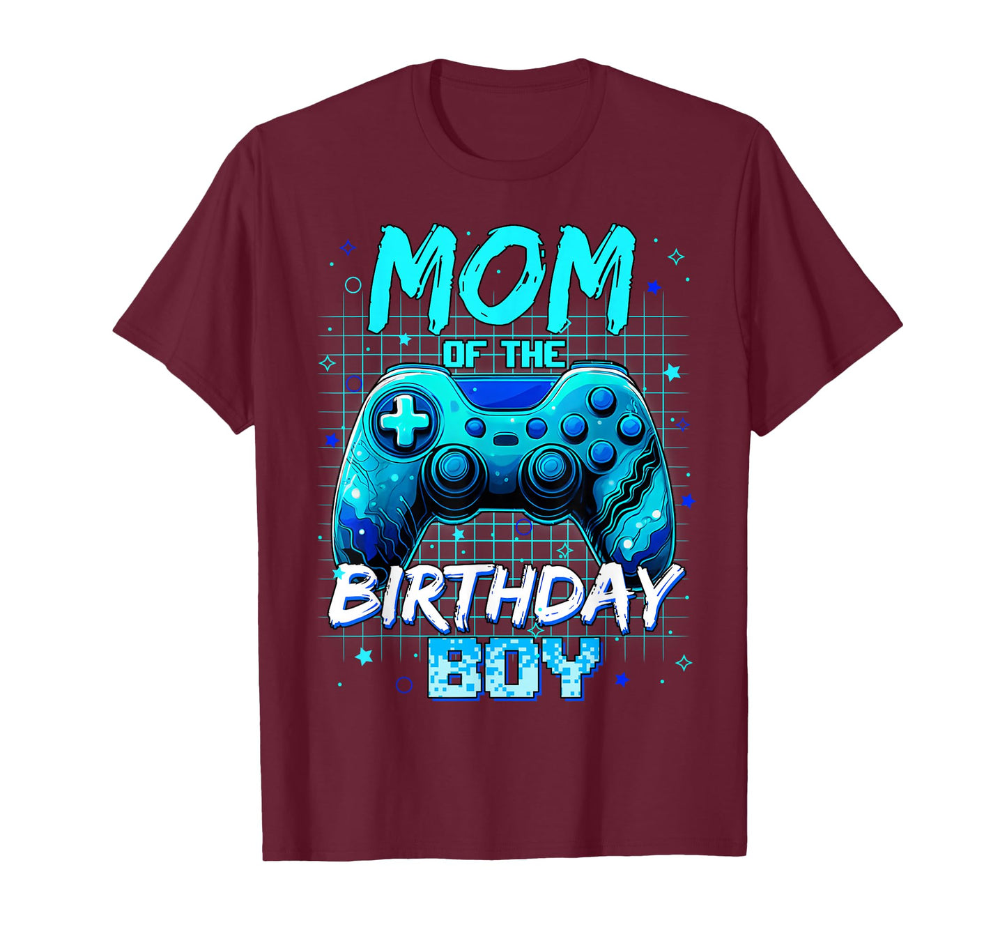 Mom of The Birthday Boy Video Game Family Matching Party T-Shirt