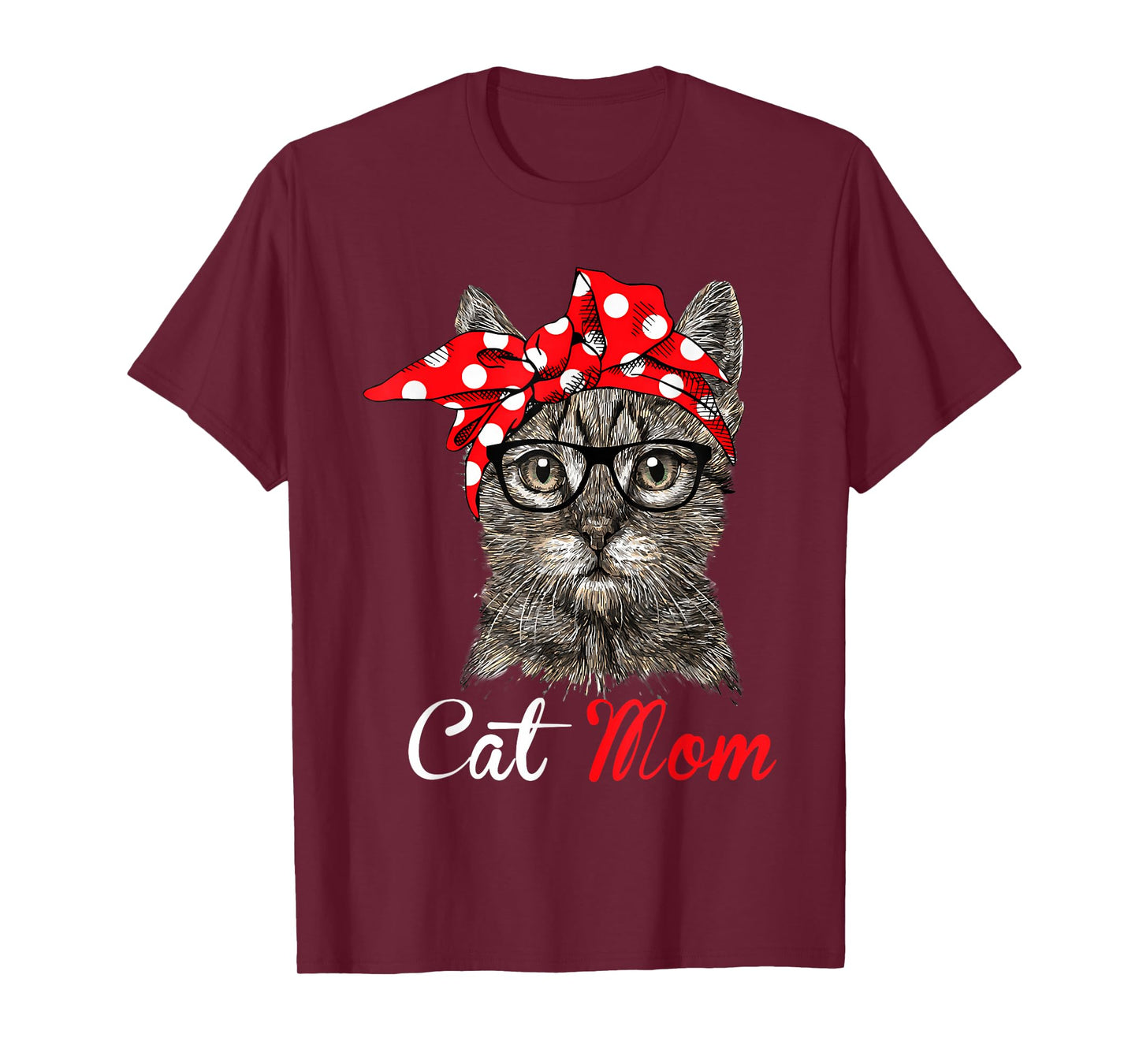 Funny Cat Mom Shirt for Cat Lovers-Mothers Day Gift Men Women Kids T-Shirt