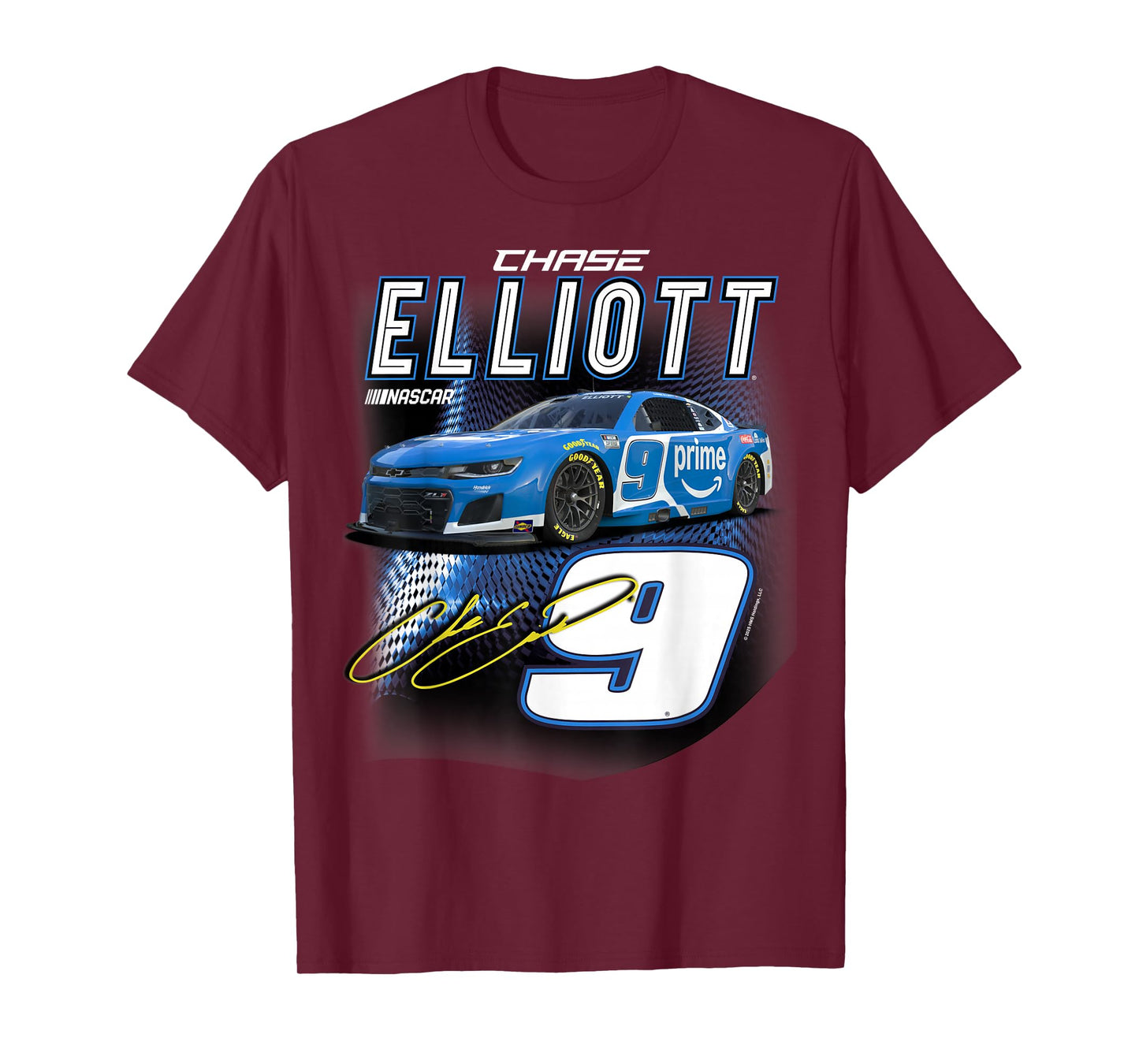 Hendrick Motorsports Elliot Chase Signature No 9 Camaro ZL1 T-Shirt