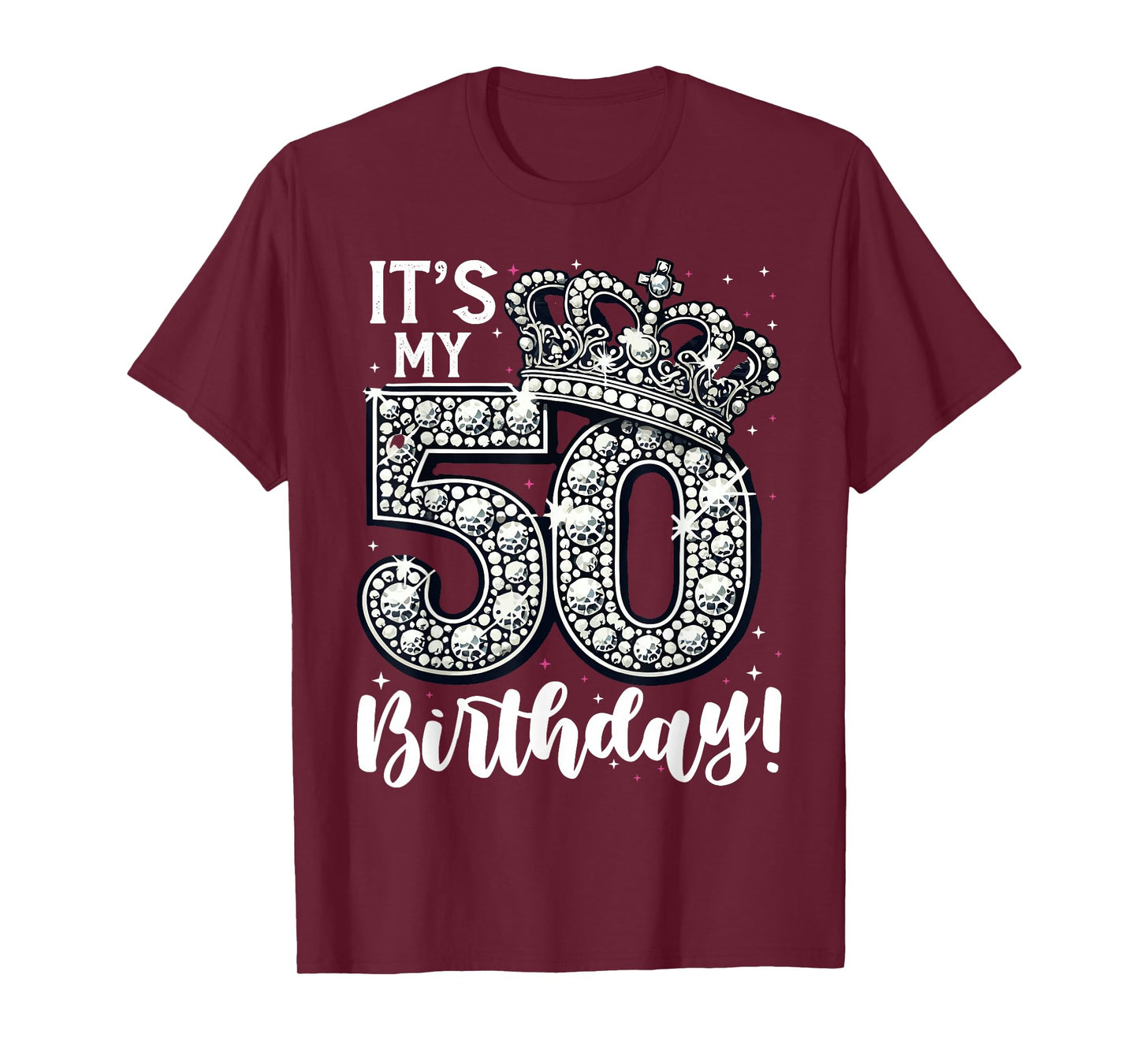 50 years old It's my Birthday Funny 50th Birthday Women T-Shirt