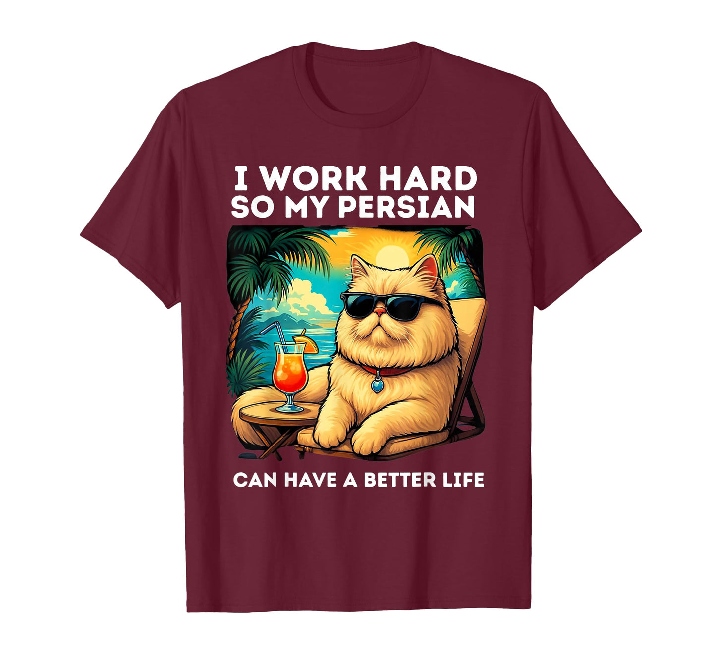 Persian Cat Lover Design Funny Persian T-Shirt