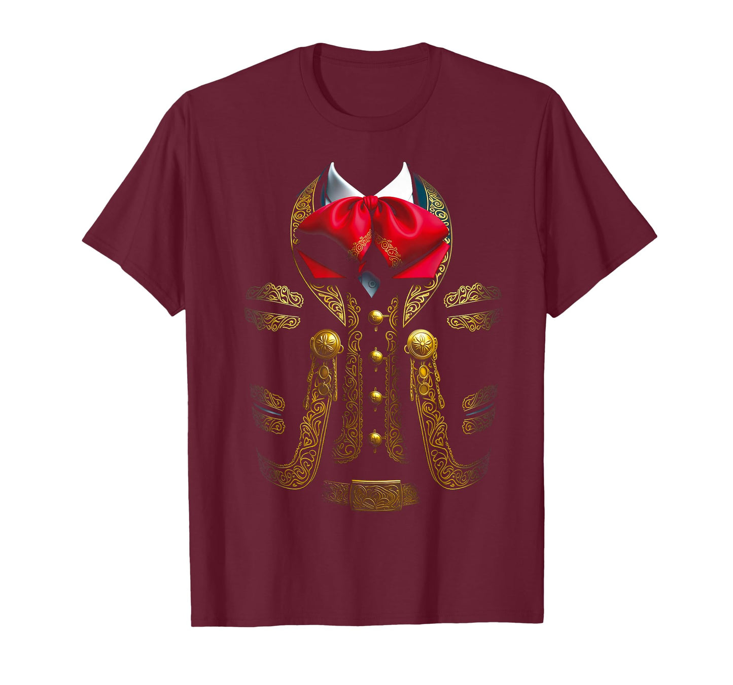 Mexican Mariachi Costume Funny Mexican Charro T-Shirt