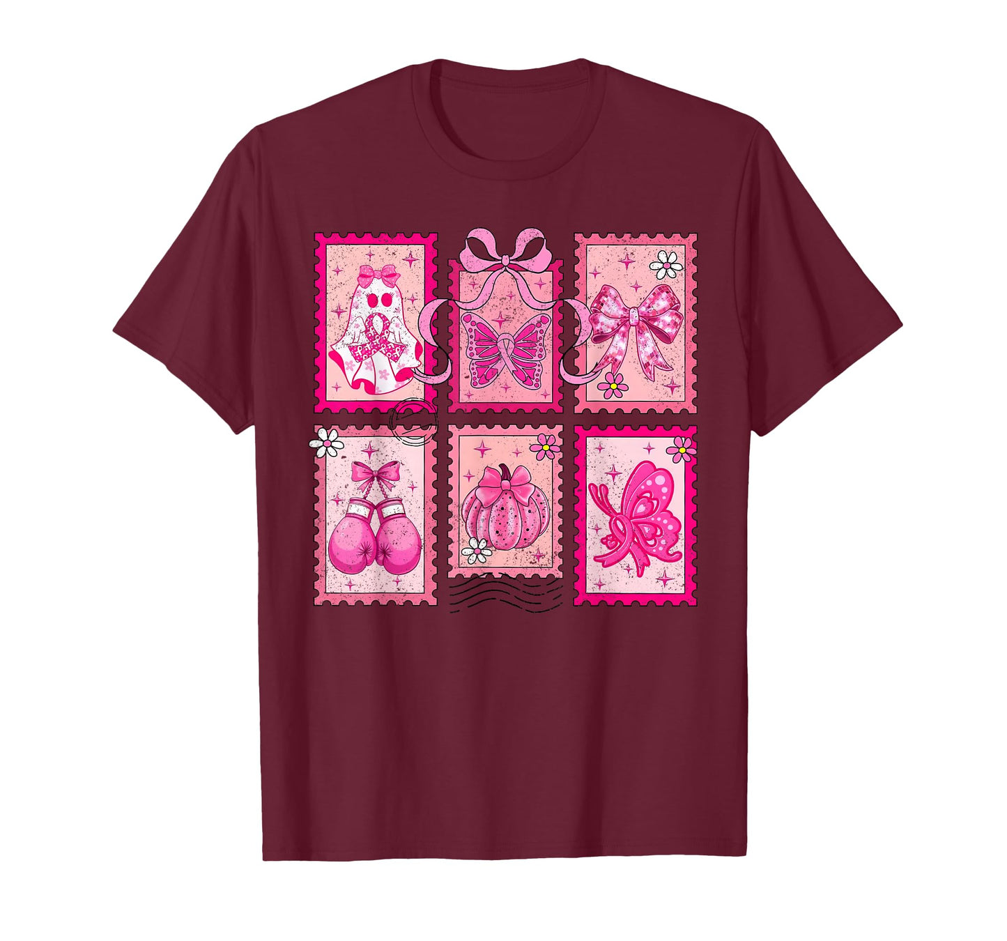 Breast Cancer Awareness Halloween, Breast Cancer Ghost Nurse T-Shirt