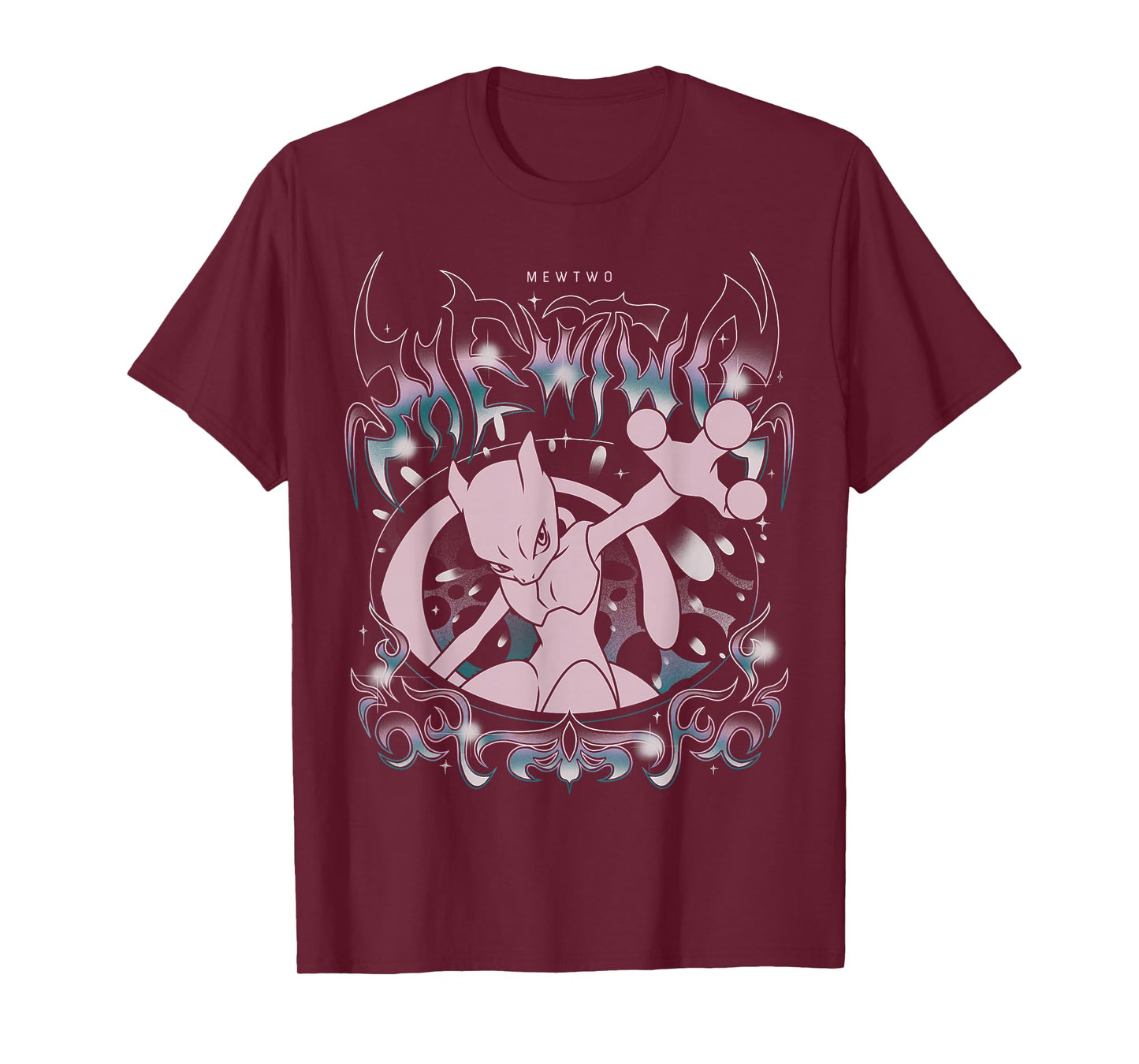 Pokémon - Mewtwo Grunge Oversized T-Shirt
