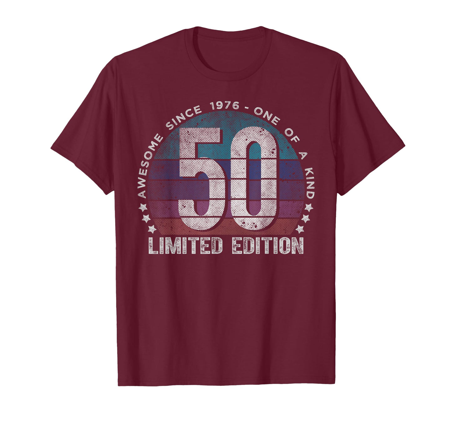50 Year Old Gifts Vintage 1976 Limited Edition 50th Birthday T-Shirt