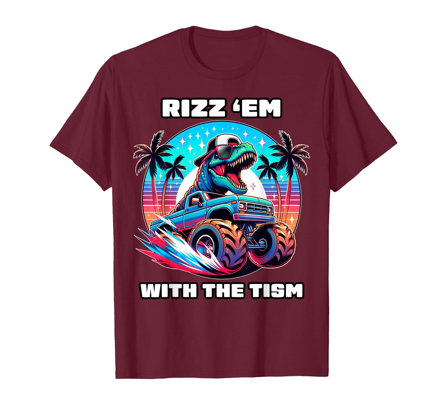 Rizz Em With The Tism Autism Awareness Funny Meme Boys Girls T-Shirt