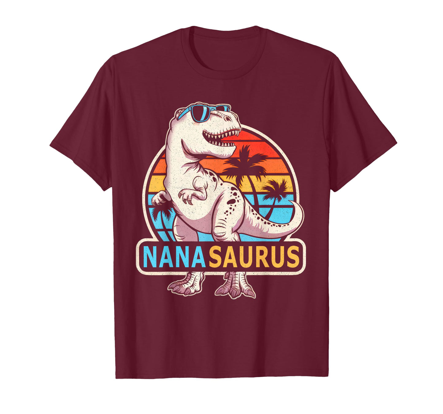 Nana Saurus Dinosaur Family Matching Funny Mother's Day T-Shirt