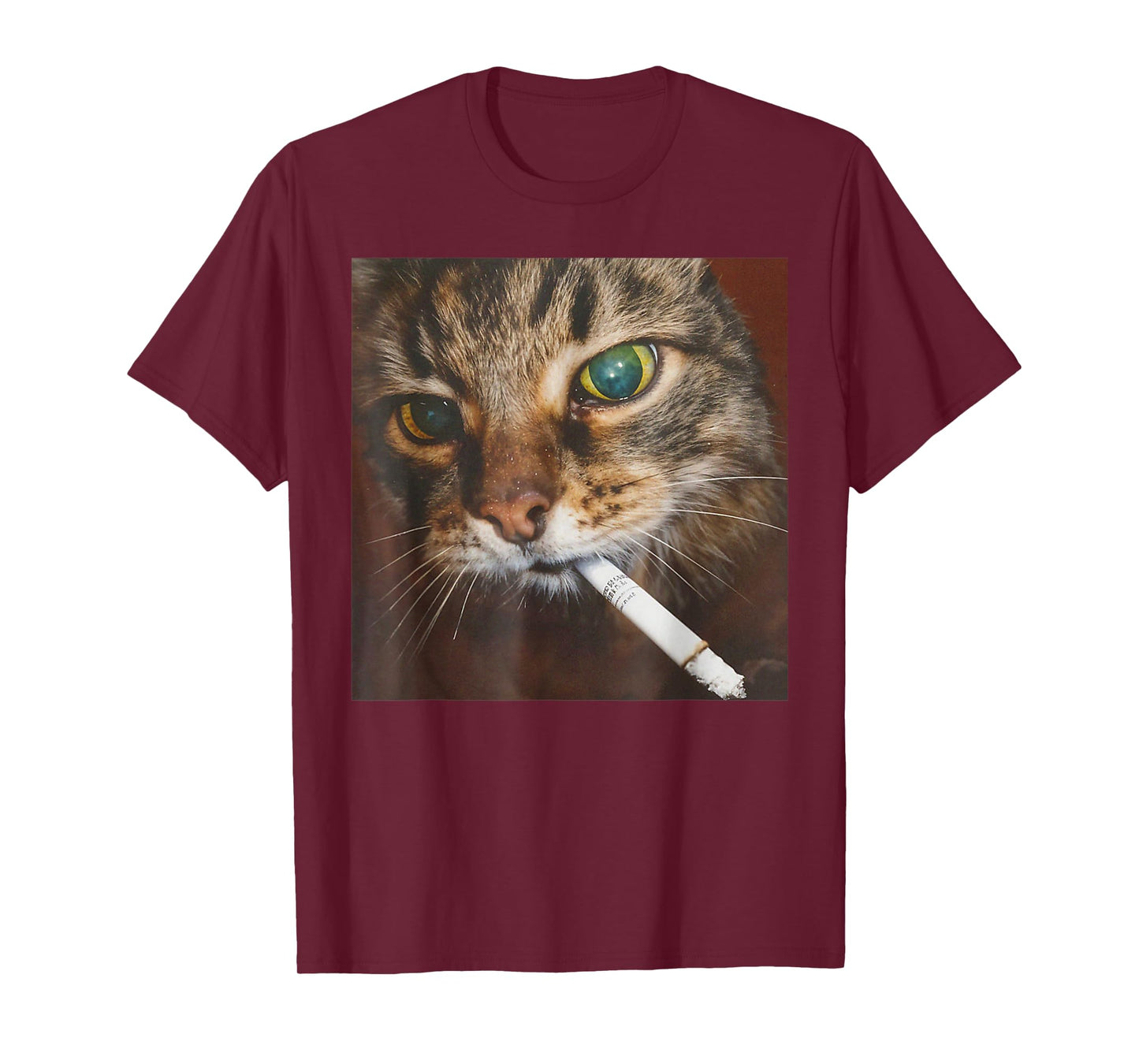 Funny Smoking Cat Meme T-Shirt