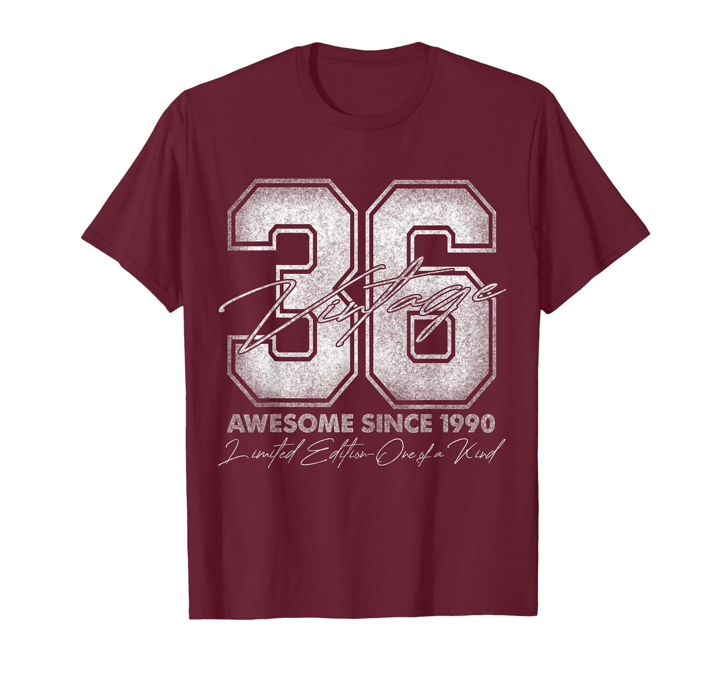 36 Year Old Gifts Vintage 1990 Limited Edition 36th Birthday T-Shirt