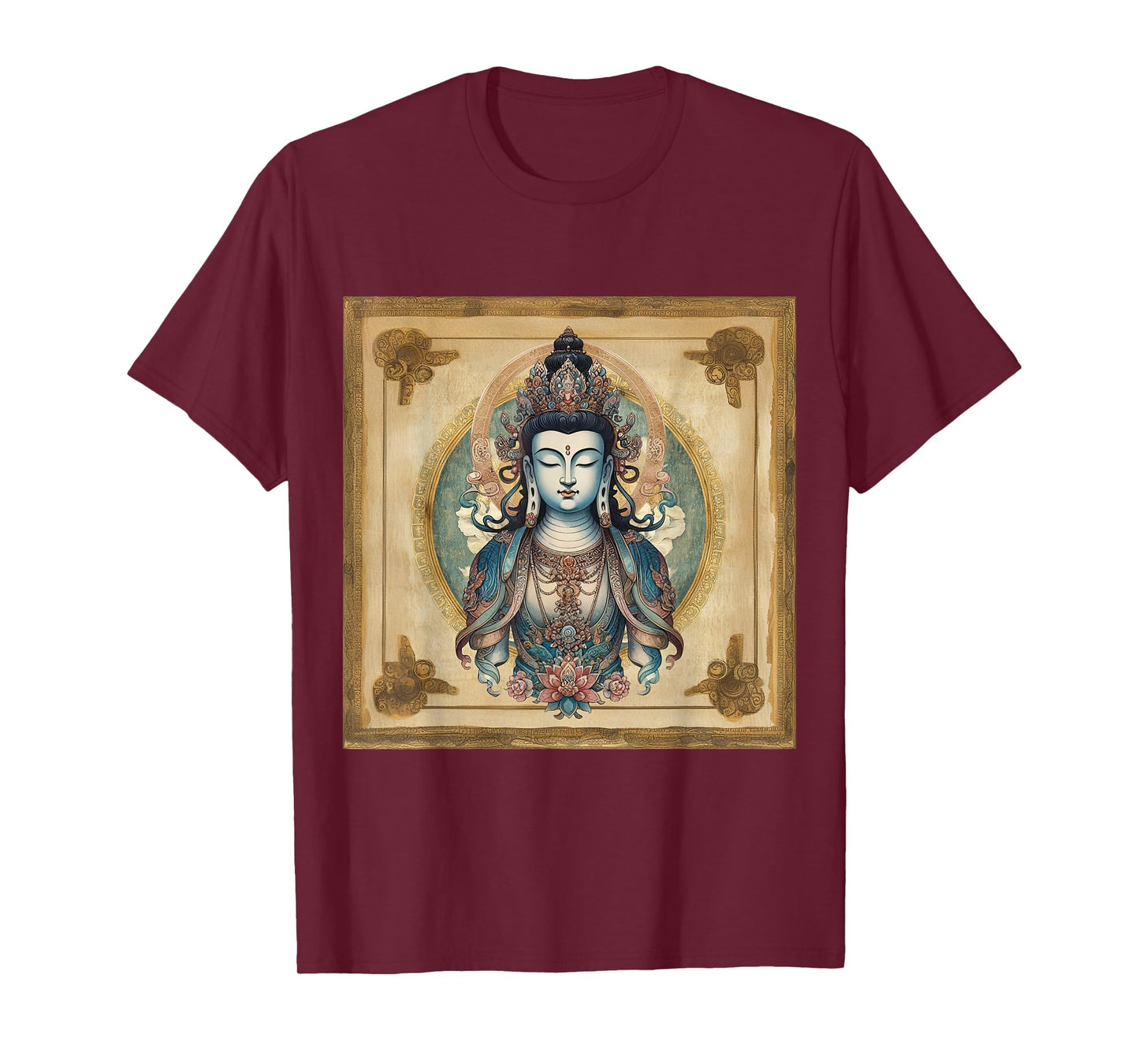 Avalokiteshvara Ancient Tibetan Buddhism Chenrezig Deity T-Shirt