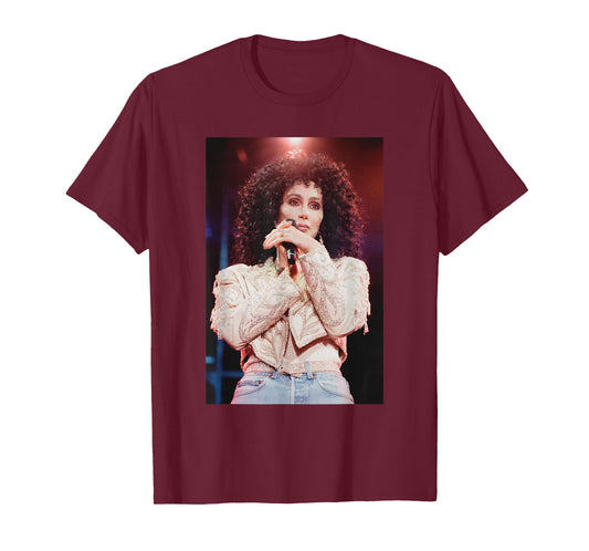 Cher Heart of Stone Tour If I Could Turn Back Time 1990 T-Shirt