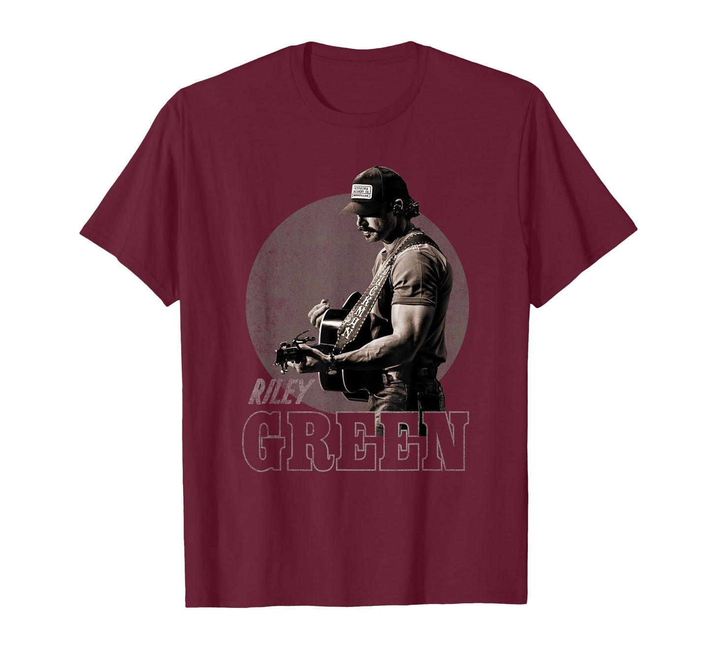 Riley Green Circle Guitar Photo T-Shirt