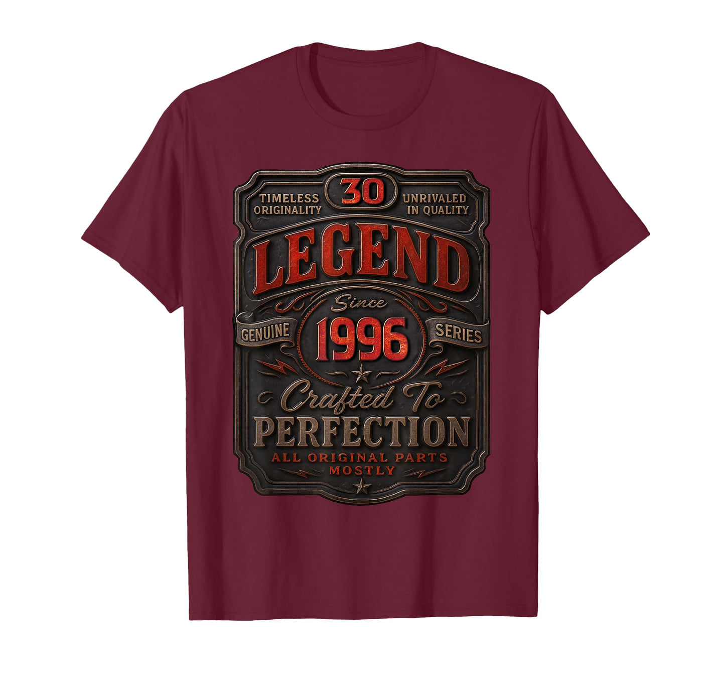 Vintage 1996 Limited Edition Shirt 30 Year Old 30th Birthday T-Shirt