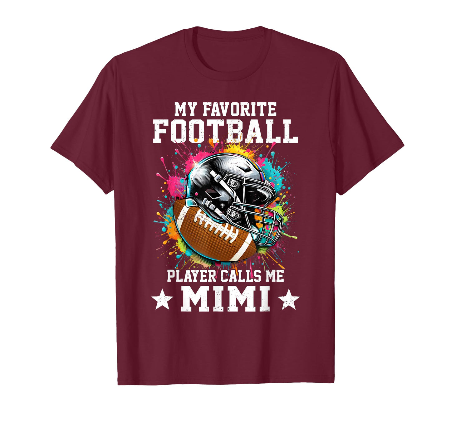 My Favorite Football Player Calls Me Mimi Mothers Day T-Shirt