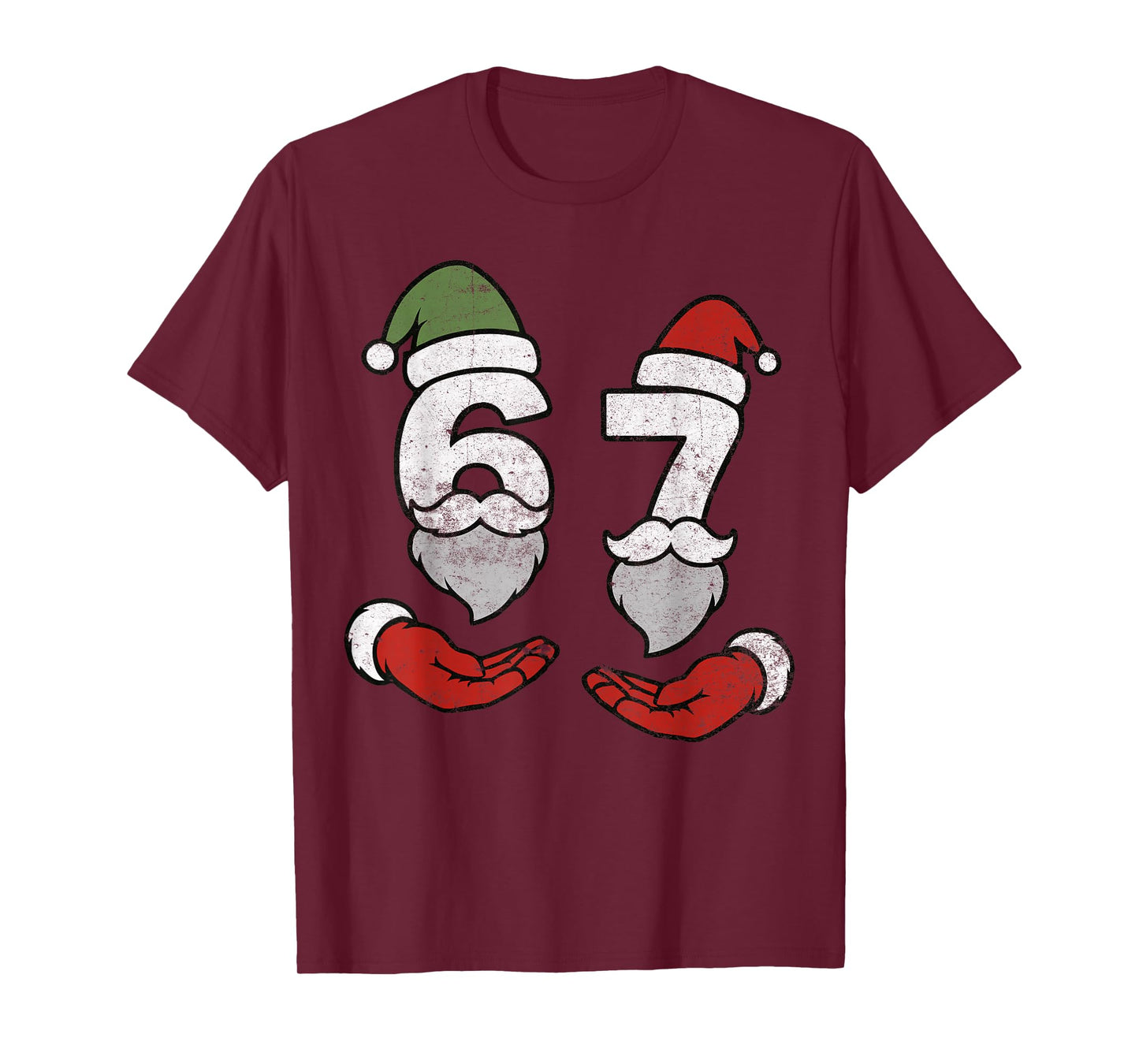 67 Meme Christmas Six Seven Xmas Kids Boys Men Women Girls T-Shirt