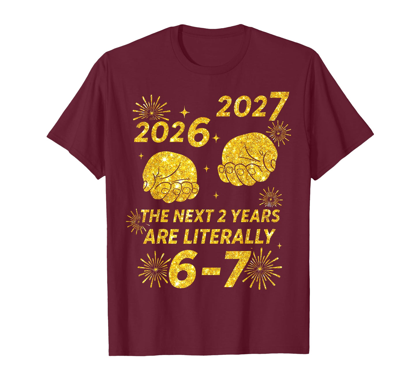 67 NYE 2026 Funny Boys Kids New Years Eve Party 6 7 Meme 6-7 T-Shirt