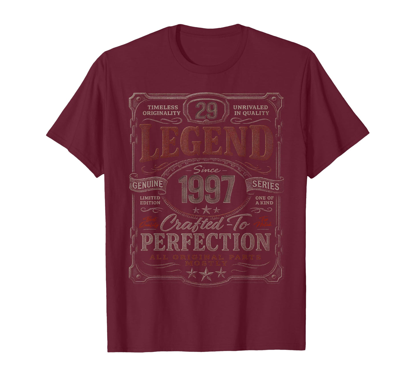 Vintage 1997 Limited Edition Shirt 29 Year Old 29th Birthday T-Shirt