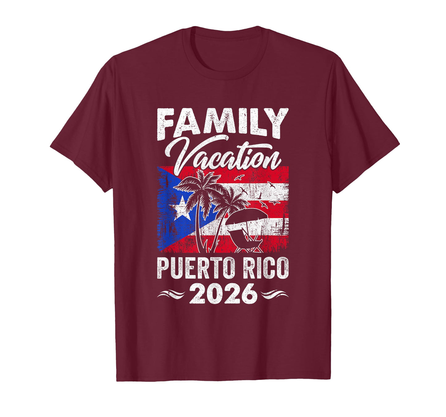Family Vacation Puerto Rico 2026 Beach Summer Vacation T-Shirt