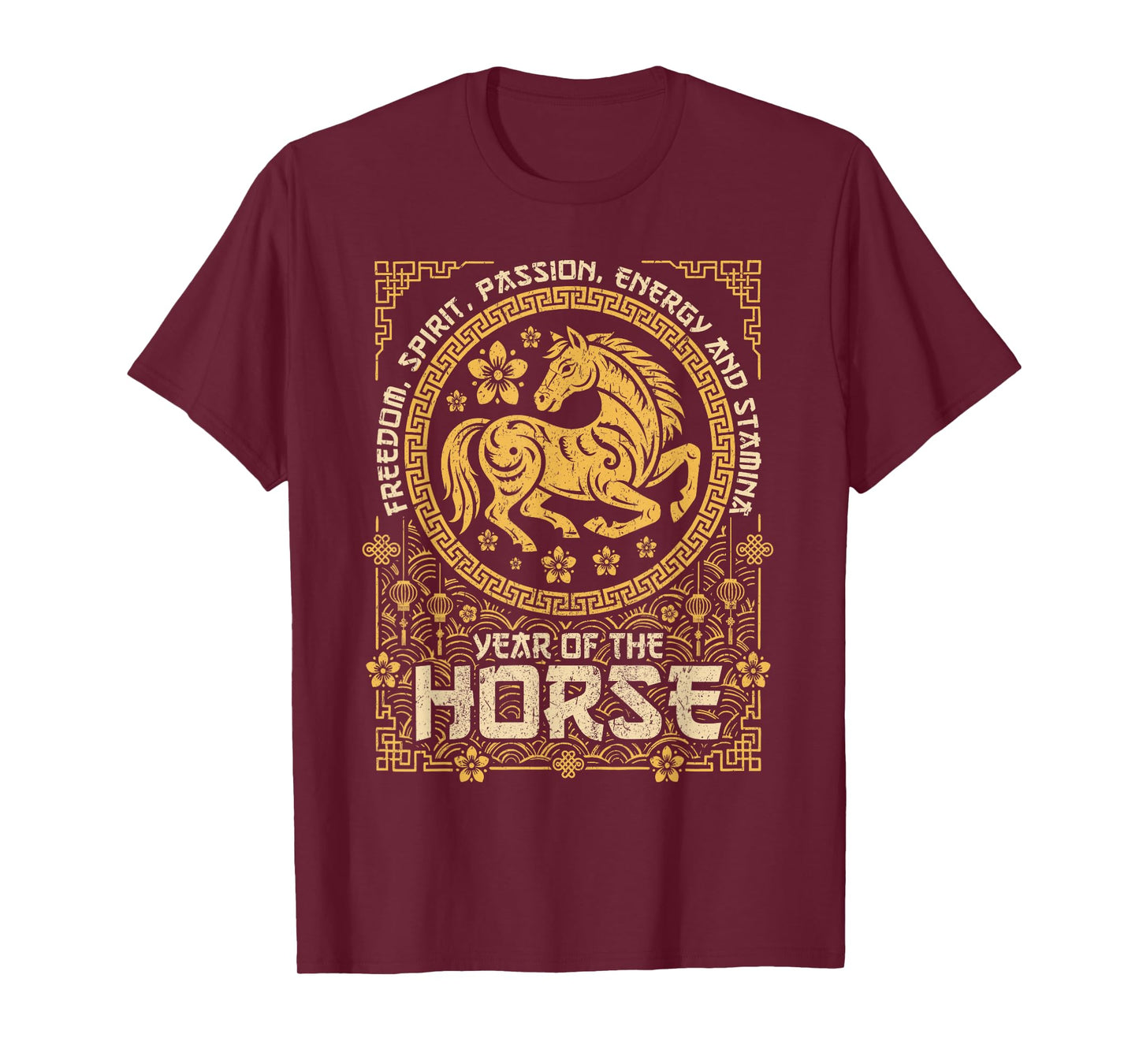 Year of The Horse Chinese New Year 2026 Zodiac Horse T-Shirt