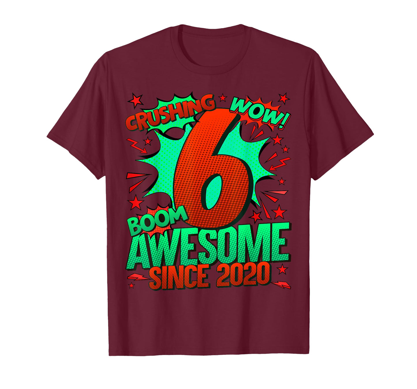 6 Year Old Gifts for Boys 6th Birthday Boy 6 Year Old Boy T-Shirt