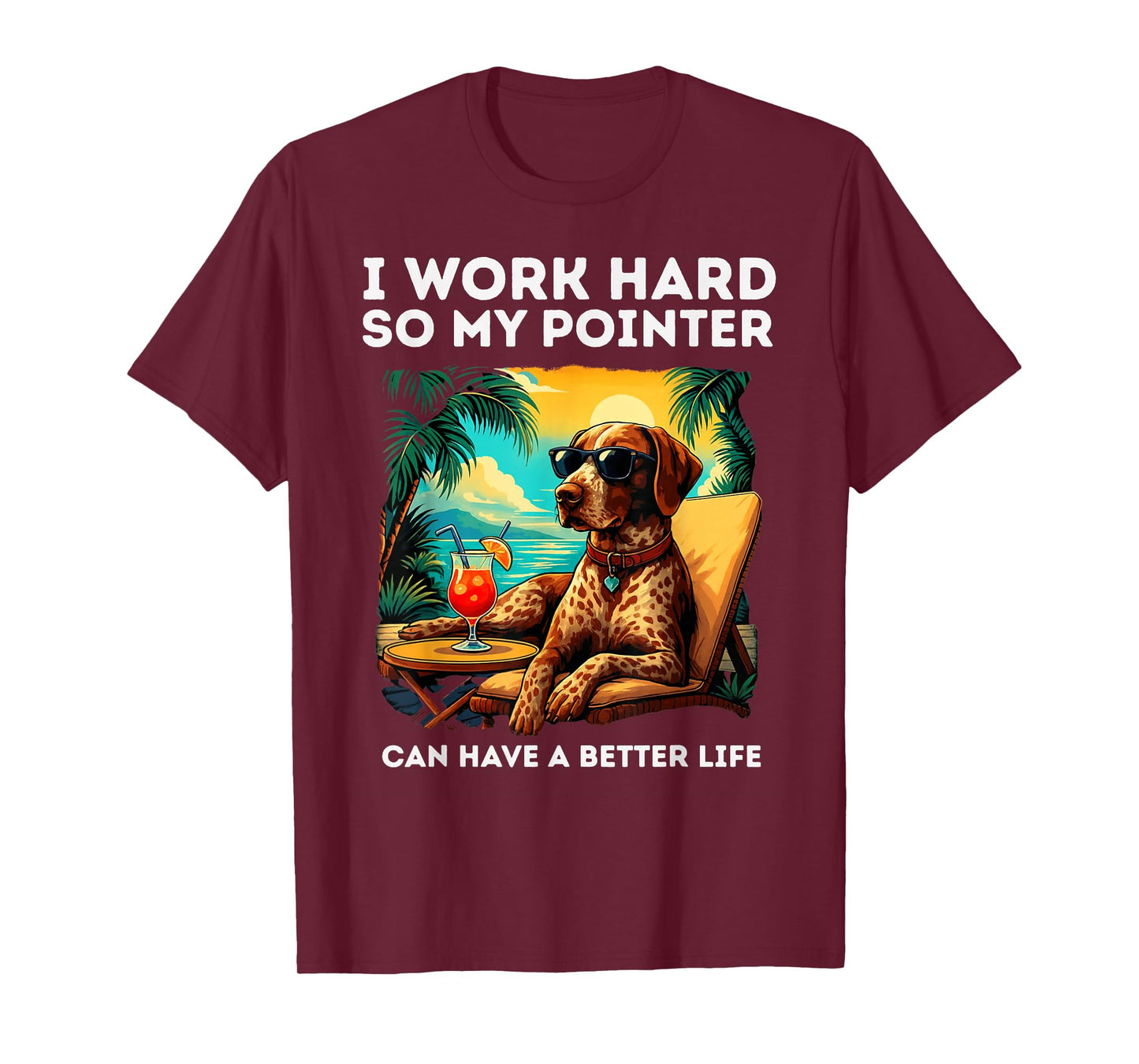 Funny German Shorthaired Pointer Design German Pointer Lover T-Shirt