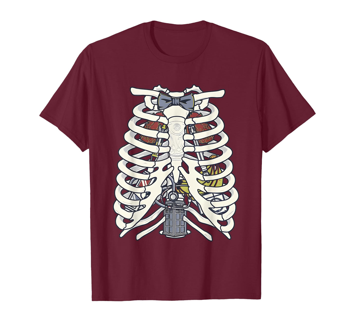 Anatomy Of A Time Lord A Doctor Who Skeleton T-Shirt