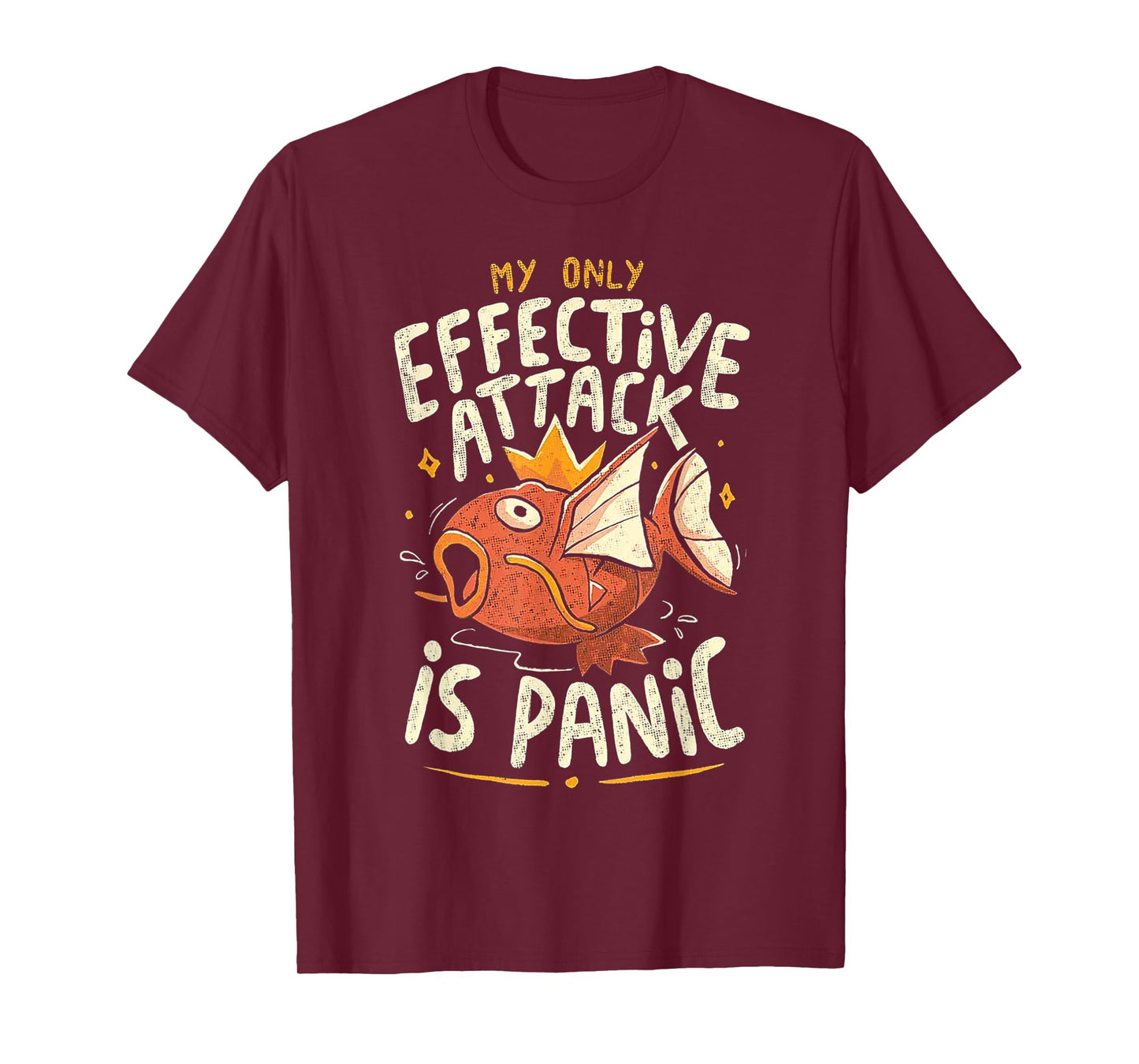 Fish My Only Effective Attack Is Panic T-Shirt