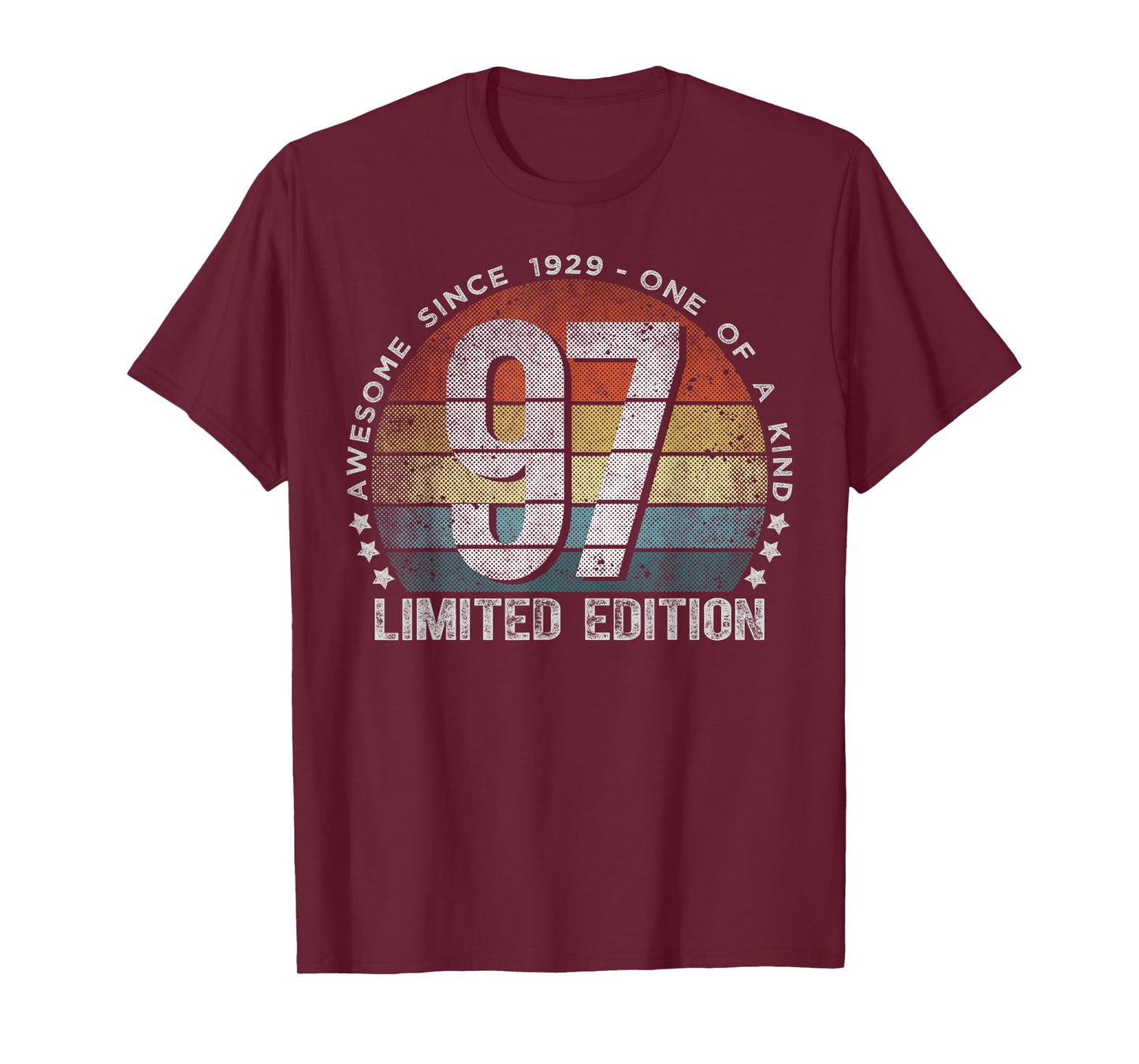 97 Year Old Gifts Vintage 1929 Limited Edition 97th Birthday T-Shirt
