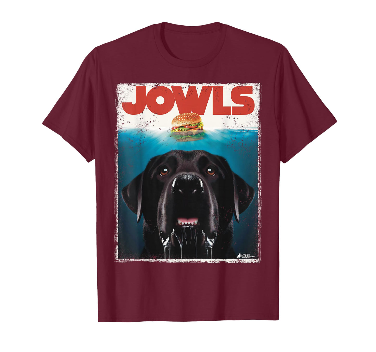 Funny Black Lab Jowls Tee, Labrador Retriever Mom Top, Dad T-Shirt