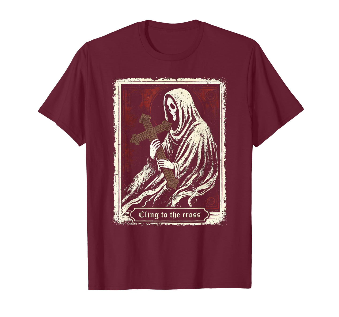 Christian Halloween Cling to The Cross T-Shirt