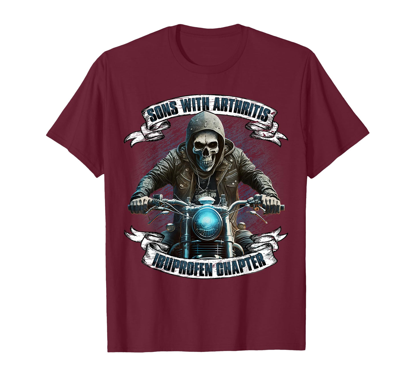 Sons with Arthritis Ibuprofen Chapter Motorcycle Biker T-Shirt
