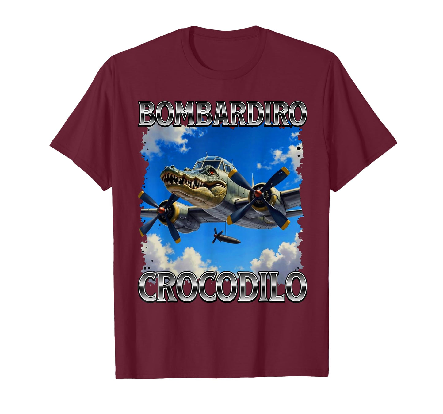 Italian Brainrot Bombardino Crocodilo T-Shirt