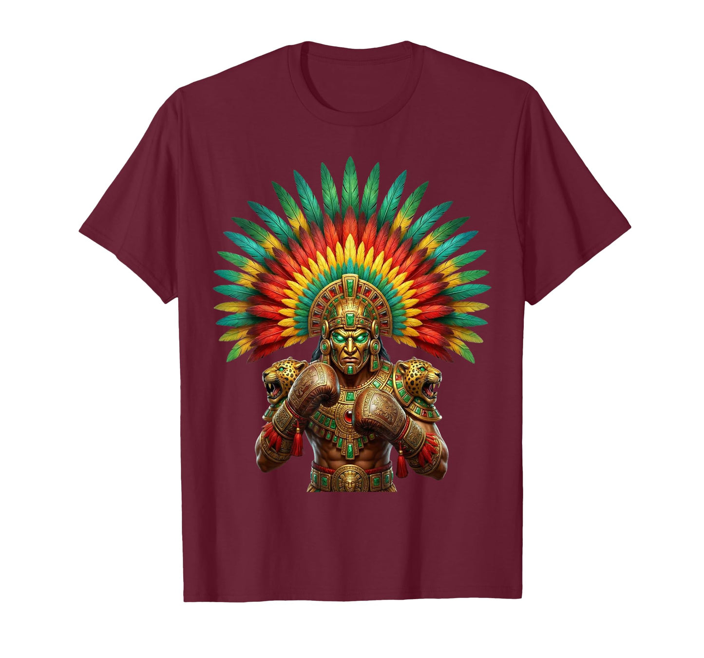 Mexican Boxing Pride Aztec Warrior Boxing T-Shirt
