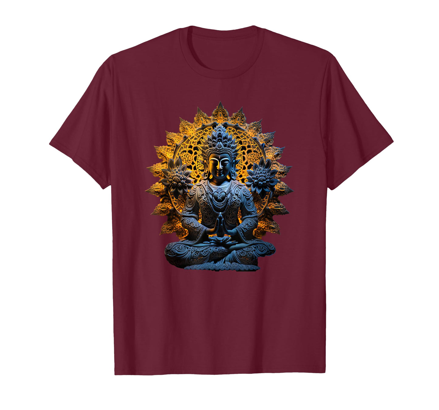 Buddha Statue Yoga Buddhist Zen Buddhism Meditation T-Shirt