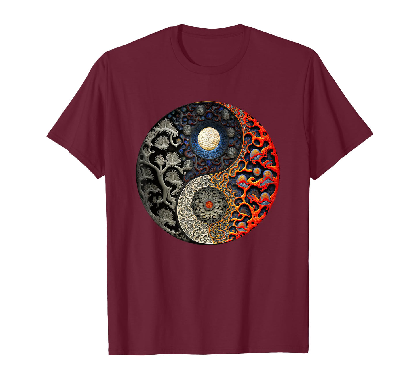 Yinyang Yoga Zen Yin yang Meditation T-Shirt