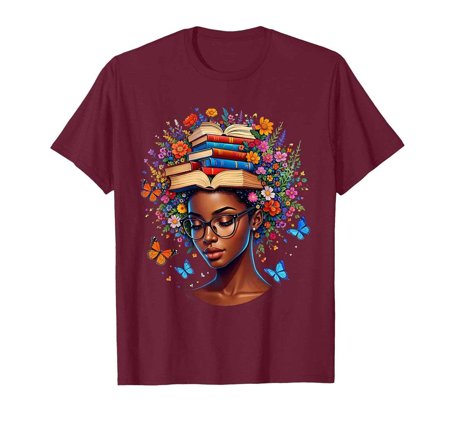 Black Month Honoring Past Inspiring Pride Melanin Book T-Shirt