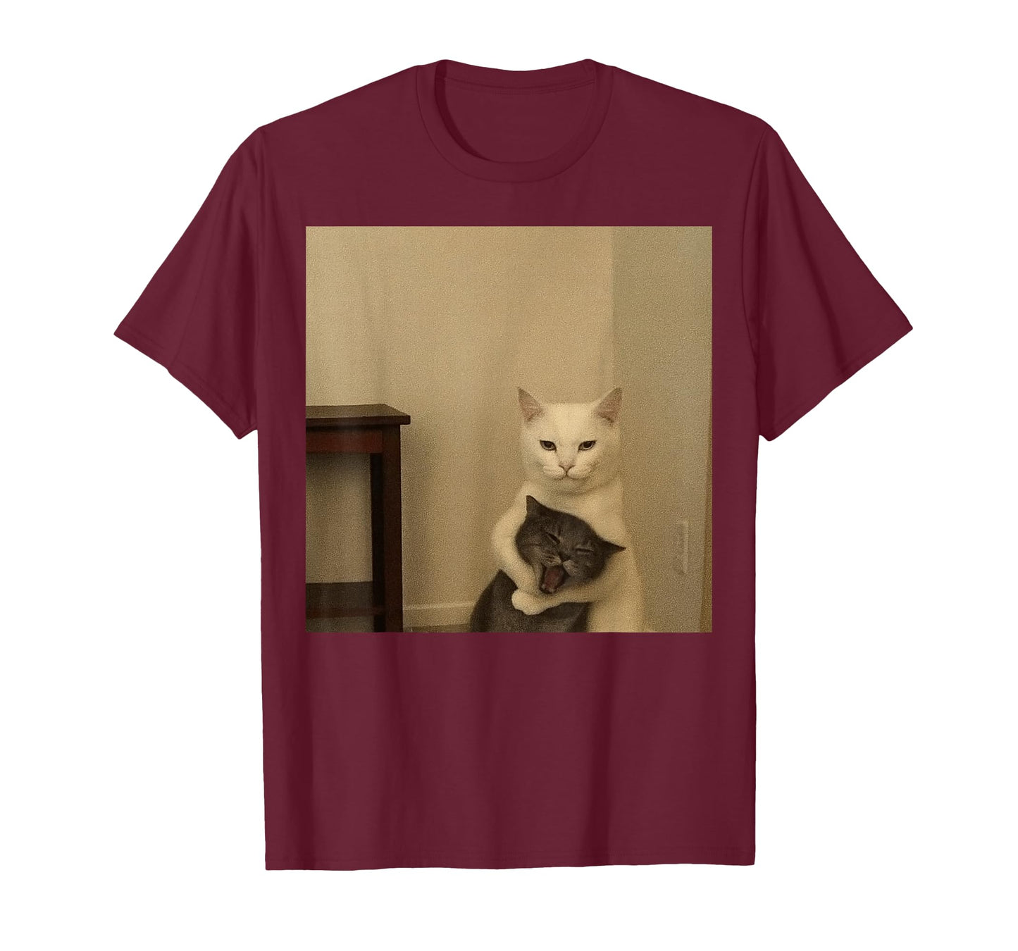 A cat Choking Another cat Meme T-Shirt